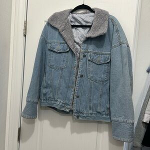 Teddy Lined Denim Jacket